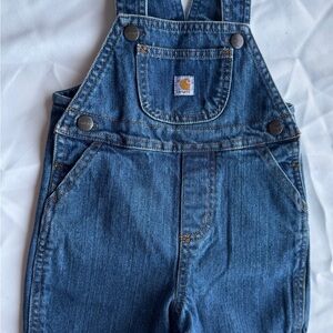 Carhartt Blue Denim Baby Overalls